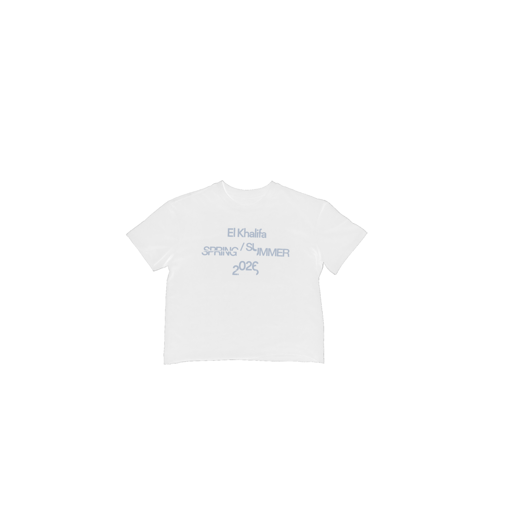 T-shirt En Coton Cropped Oversized SS26