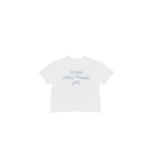 T-shirt En Coton Cropped Oversized SS26