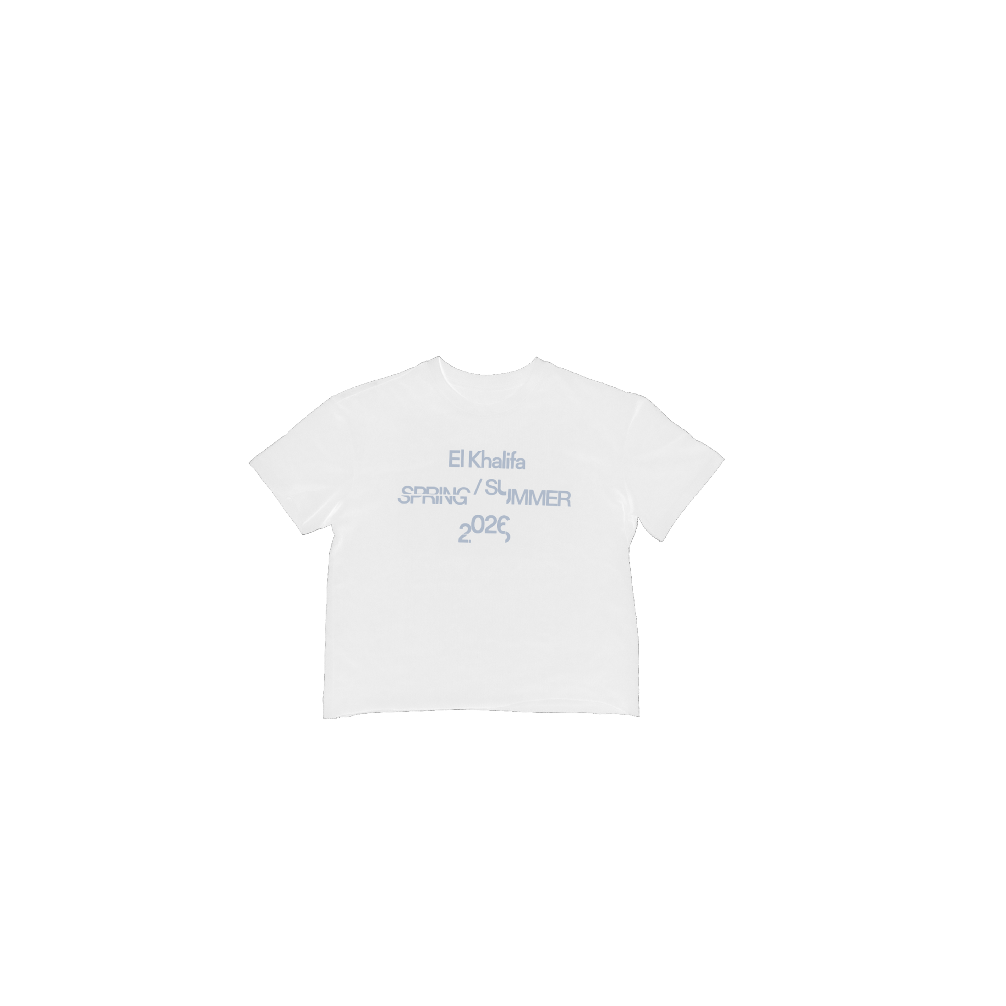T-shirt En Coton Cropped Oversized SS26